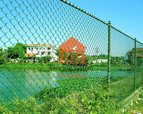 Chain link fence